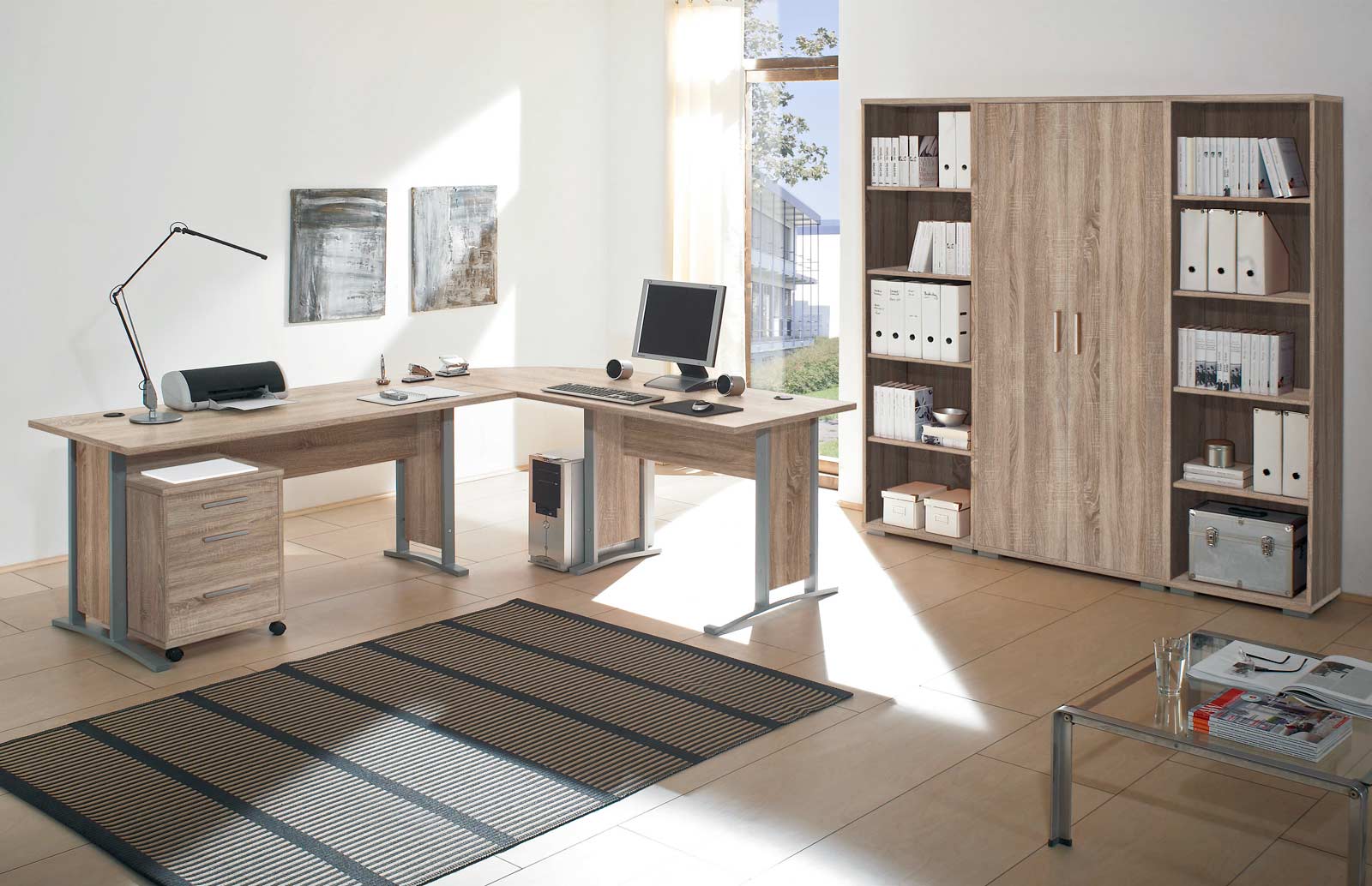 Arbeitszimmer Büroeinrichtung Büromöbel Büro komplett